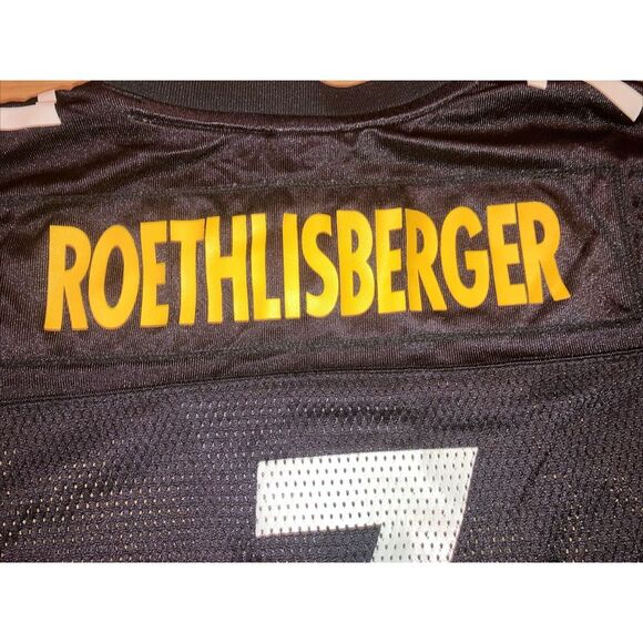 Ben‎ Roethlisberger Pittsburgh Steelers Reebok Jersey Size Youth Medium (10-12) - Picture 6 of 6